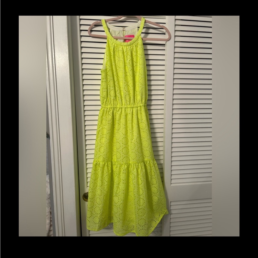 Lilly Pulitzer Alda Halter Dress in Prickly Pear - Picture 4 of 9
